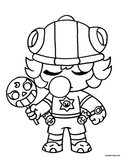 Brawl Stars Para Colorear Dibujos Faciles