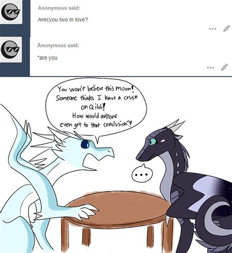 ask winter and qibli on tumblr image tagged with winter moonwatcher icewings