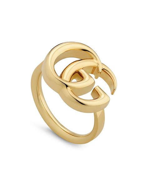 Gucci 18k Yellow Gold Gg Running Ring Bloomingdales