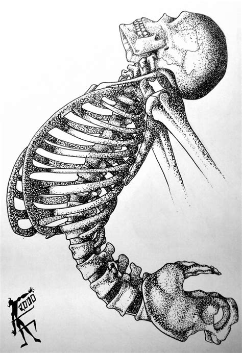 leaping skeleton by afac86 on deviantart