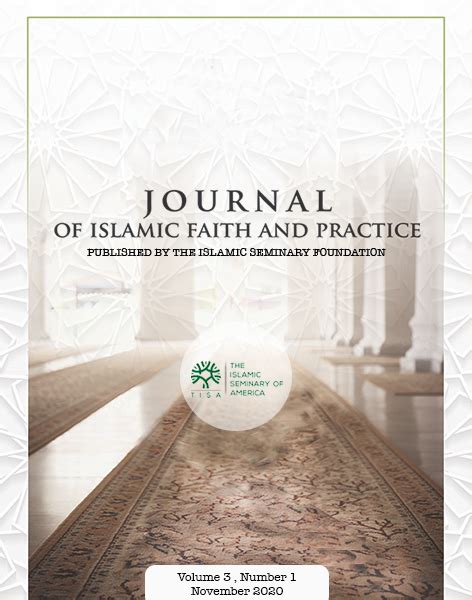 Journal Of Islamic Faith And Practice
