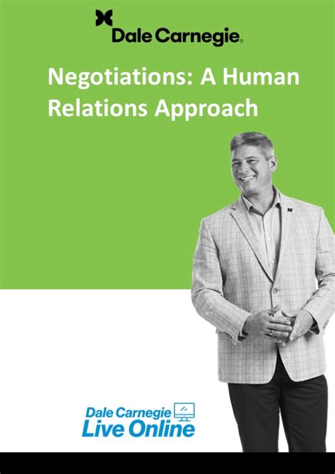 Negotiations A Human Relations Approach Eventpop Eventpop