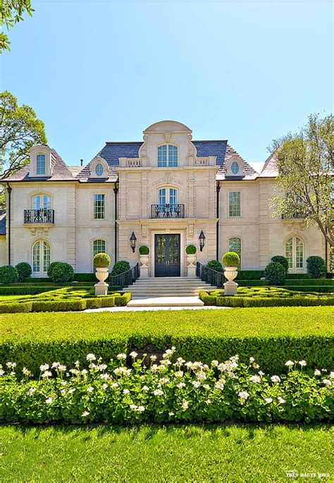 French Chateau Style Residential Estate and Formal Garden | House in ...