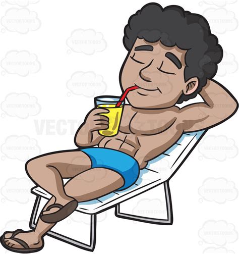 Person Relaxing Clipart 3 Clipart Station