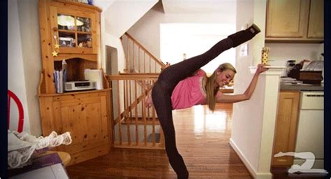 A Girl Stretching In Yoga Pants Gif Girlsinyogapants Com