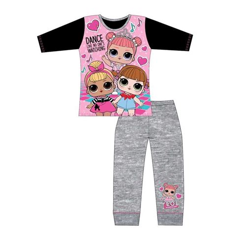 Girls Lol Surprise Pjs Pyjamas Pajamas Nightwear Set Character T Ebay