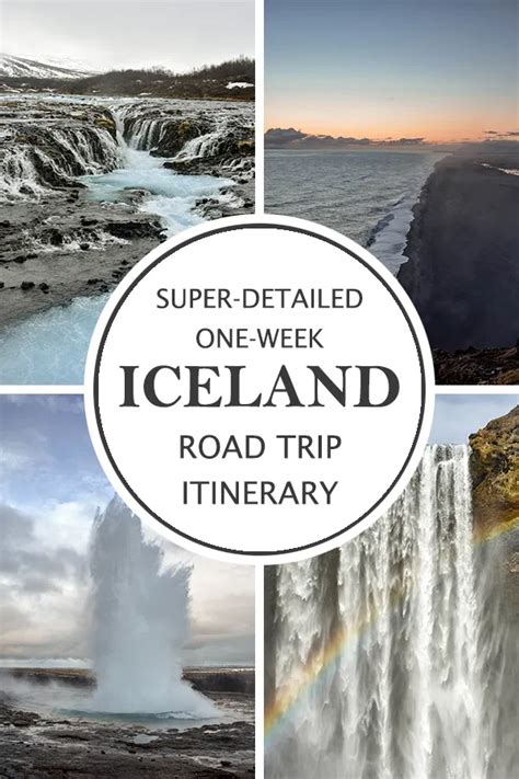 Super Detailed Iceland One Week Road Trip Itinerary Road Trip