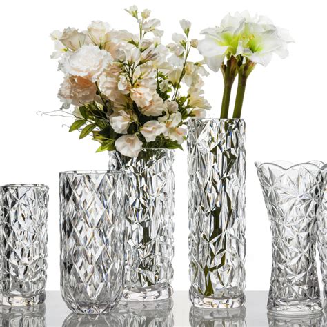 Wholesale Hot Sale Clear Vase For Wedding High Quality Vase Silber