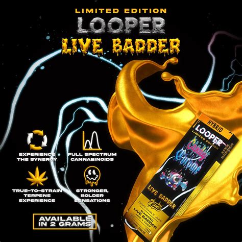 Live Badder 2g Disposable Candy Chrome Looper Award Winning