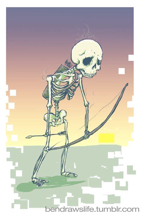 Skeletal Archer By Bensigas On Deviantart Minecraft Fan Art Art Yandere