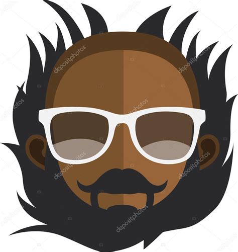 Black Man Cartoon Avatar — Stock Vector © Sky Designs 85803050