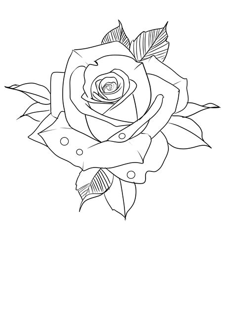 Pin By Juänpä Granati On Rosas Rose Stencil Tattoo Stencil Outline