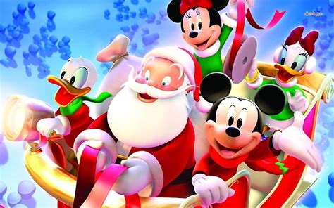 Disney Christmas Hd Wallpaper Disney Merry Christmas Mickey Mouse