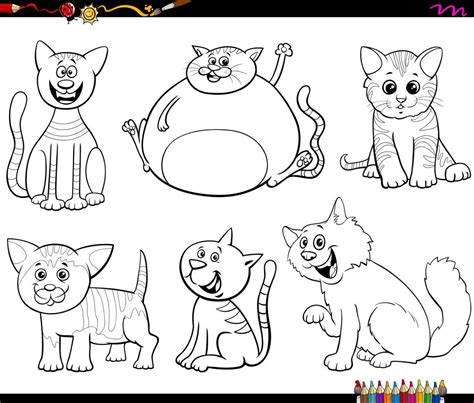 Kolorowanki Koty Pobierz I Wydrukuj Darmowy Zestaw Kolorowanek Planeta Dziecka