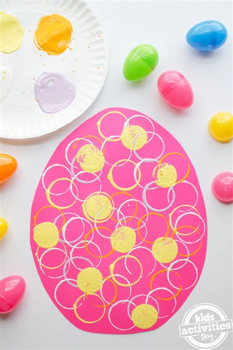 Simple And Fun Preschool Easter Egg Craft With Printable Egg Template