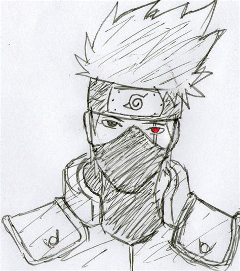 Kakashi Sketch By Kayaba Wolf On Deviantart