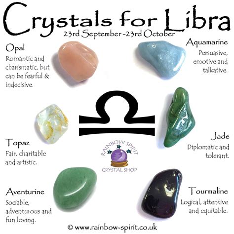 Libra Birthstones Crystal Set Crystals For Manifestation Crystals