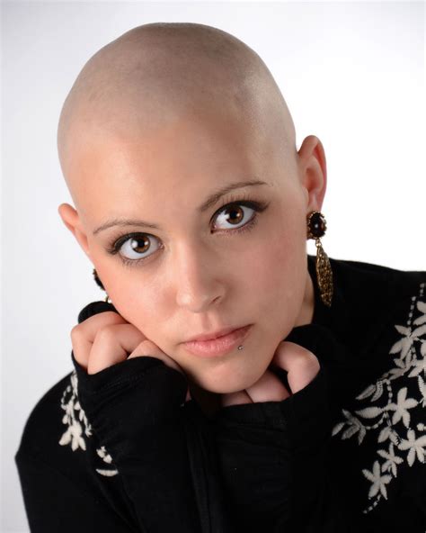 Bald Woman Headshave