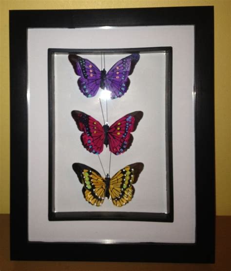 Diy Framed Butterfly Wall Art 20130418diy