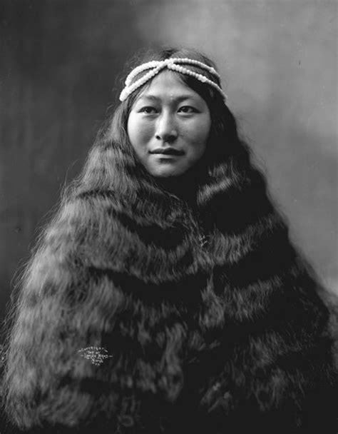 Inuit Woman Nowadluk Also Known As Nora With Longloose Hair Nome