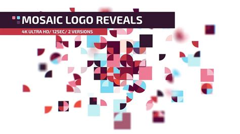 Mosaic Logo Reveals After Effects Template Youtube