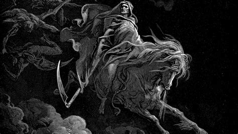 Grim Reaper With Horse Dark Wallpaper Hd 2020 Live