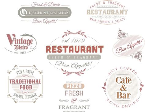The button to download saturated red preset is at the end of the post. Vintage restaurant label vector | Free download