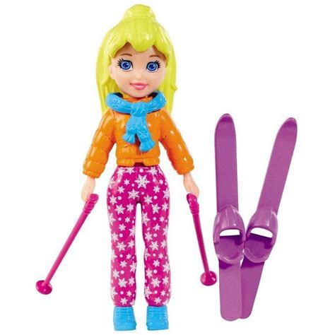 Boneca Polly Esqui Polly Pocket Mattel Toyshow Tudo De Marvel Dc