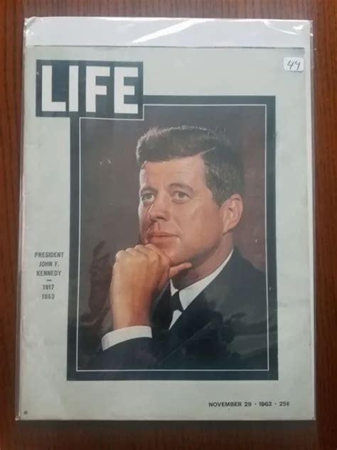 Life Magazine Jfk Assassination John F Kennedy Death 112963 Vintage