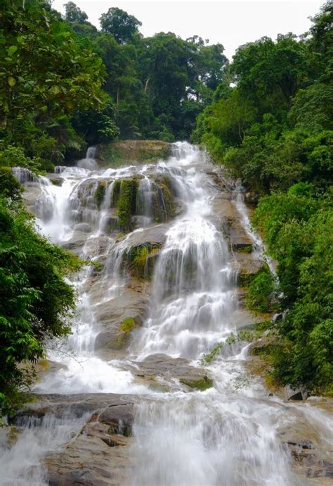 A Waterfall At Lata Kinjang Perak Malaysia Stock Image Image Of