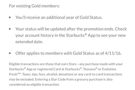 Super Easy Starbucks Gold Status Promotion Points Miles And Martinis