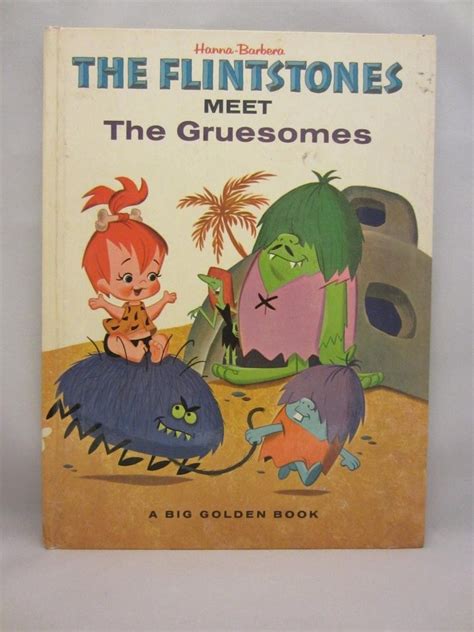 The Flintstones Meet The Gruesomes ©1965 Hanna Barbera Hardcover Golden