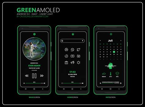 One click download free lightroom mobile presets for your phone. Theme GREEN AMOLED - KWGT Theme : androidthemes