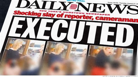 Plastered On The New York Daily News And Post Front Pages An Execution