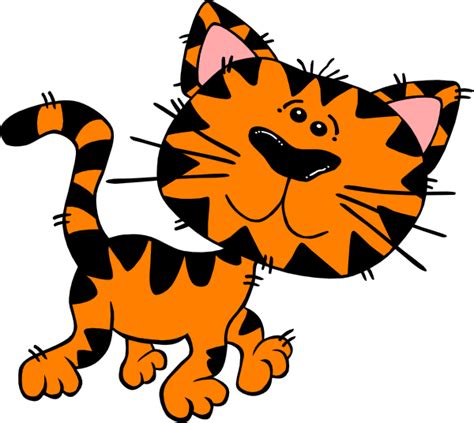 Orange Cat Clip Art Clipart Best