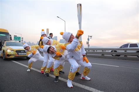 Pyeongchang 2018 Olympic Torch Relay Day 76