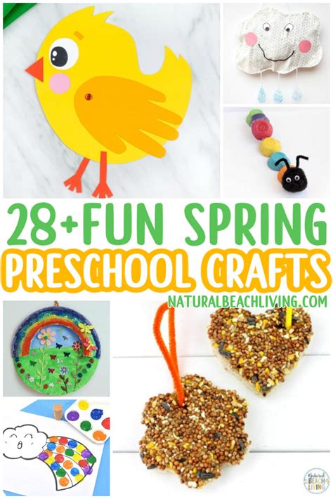 30 Spring Preschool Crafts Spring Art And Craft Activities Natural