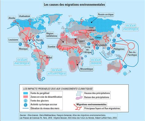 Réchauffement Climatique Et Migrations Geostrategia