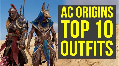 Assassins Creed Origins All Outfits Top 10 All Dlc Armor Ac Origins