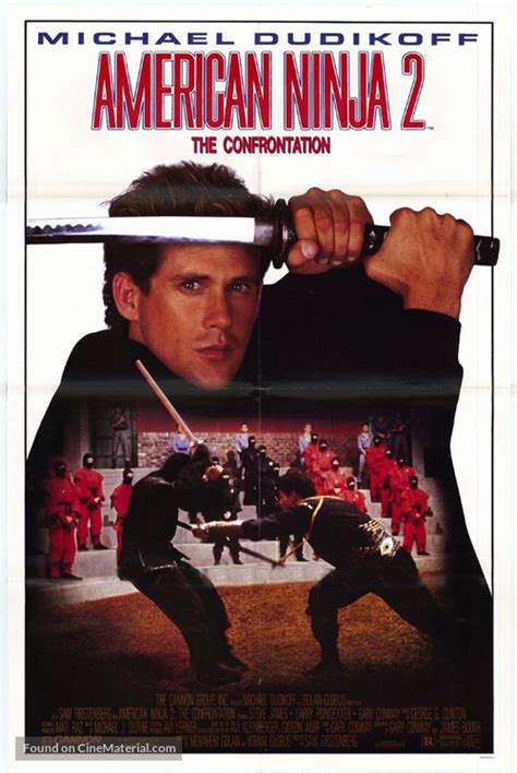American Ninja 2 The Confrontation 1987 Vhs Movie Cover