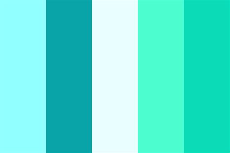 Cyan Color Palette
