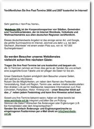 Überlegen sie sich mindestens einen kostenlosen tipp, den sie dem zielkunden vorab geben können. Akquiseanschreiben | Mailings