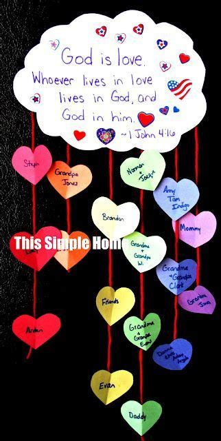 God Is Love Great Valentines Day Activity Have Your Children Help