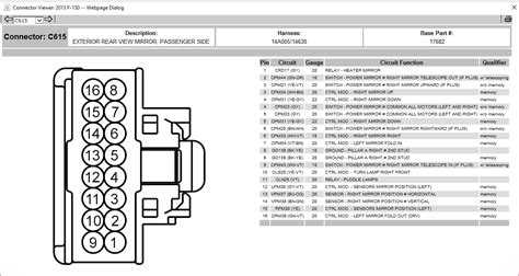 Ford F150 Power Mirror Wiring Diagram Wiring Core