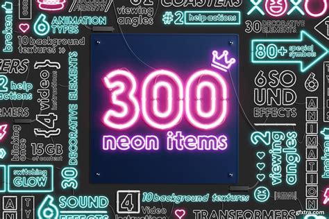 Creativemarket Neon Animated Sign Creator 5338598 Gfxtra
