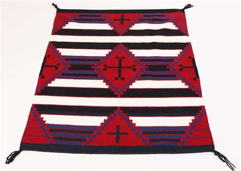 Navajo Third Phase Chiefs Blanket California Historical Design