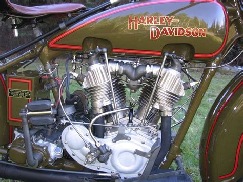 Vintage Harley Davidson Engine