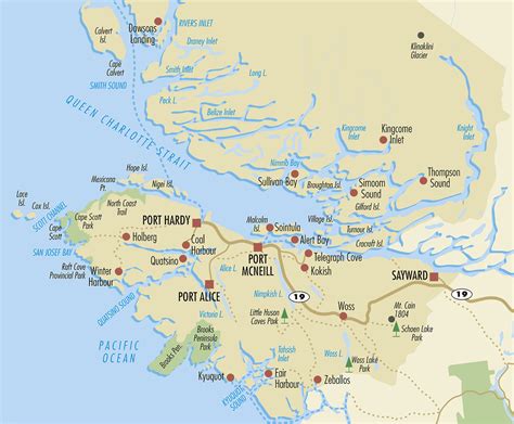 North Island Region North Island Vancouver Island Vancouver Island Map