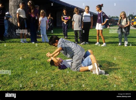 Children Fighting At School