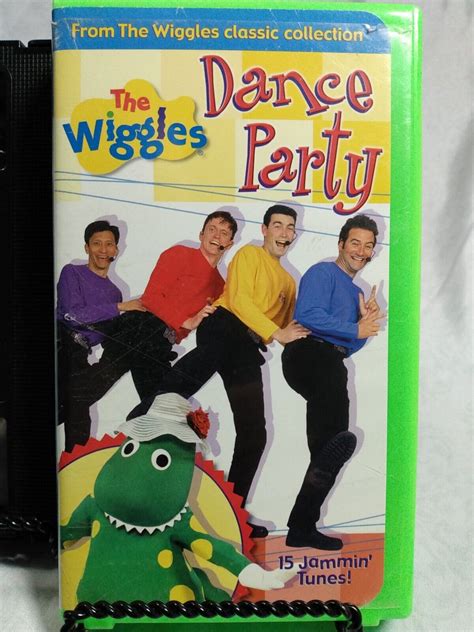 Wiggles The Wiggles Dance Party Vhs 2001 15 Jammin Tunes £653
